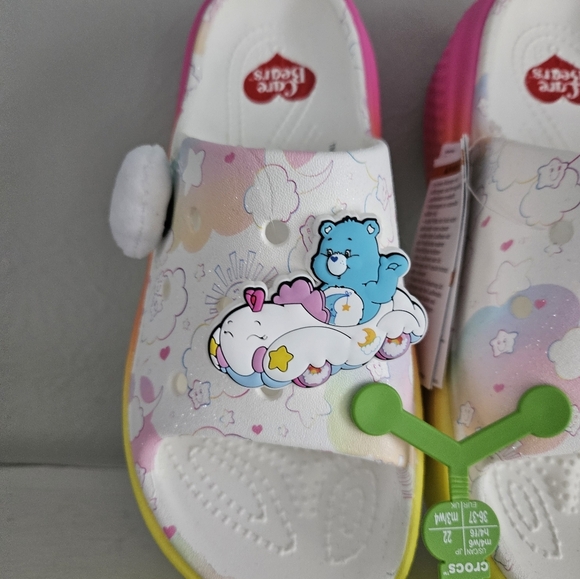 NWT CROCS X Care Bears Stomp Slides - Picture 7 of 9